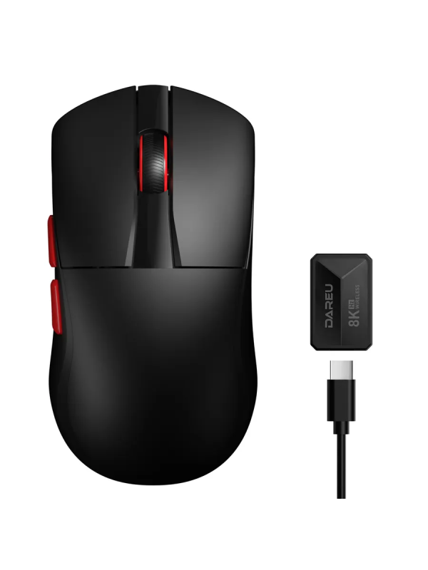 Купить Компьютерная мышь DAREU A950 Wing, 8K+8K, Wired / 2.4G, 210mAh, Черный